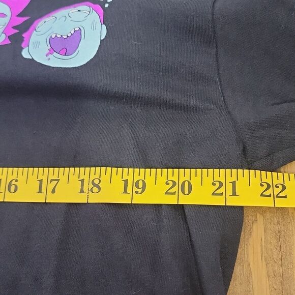 Rick and Morty. Black Long Sleeve Shirt. Size Large. Like New - Picture 5 of 6